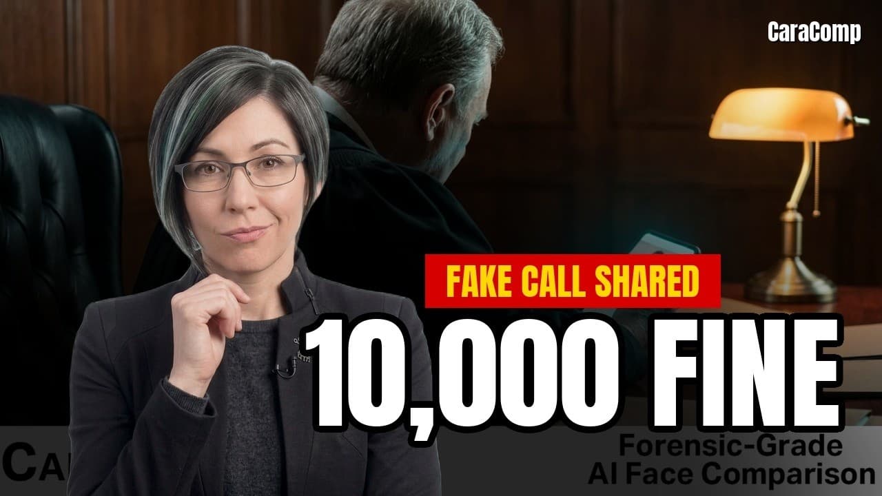 Broward Judge Deepfake: A JUDGE FELL FOR A FAKE | CaraComp Daily EP.246 · Video Briefing