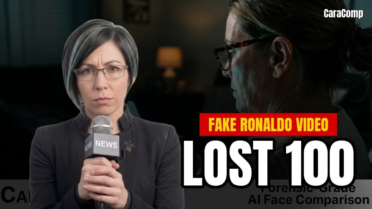 Celebrity Deepfake: Ronaldo Cost Woman Cash · Video Briefing