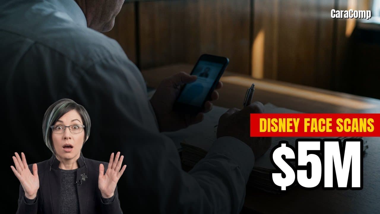 Disneyland Facial Recognition Lawsuit: Biometric SIM Registration Tests the New Defensibility Standard · Video Briefing