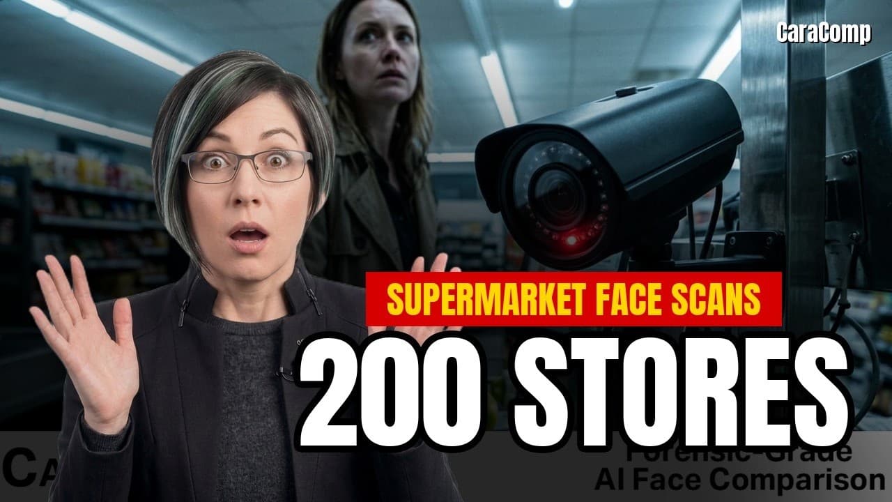 Facial Recognition Camera: SUPERMARKET FACE SCANS | CaraComp Daily EP.225 · Video Briefing