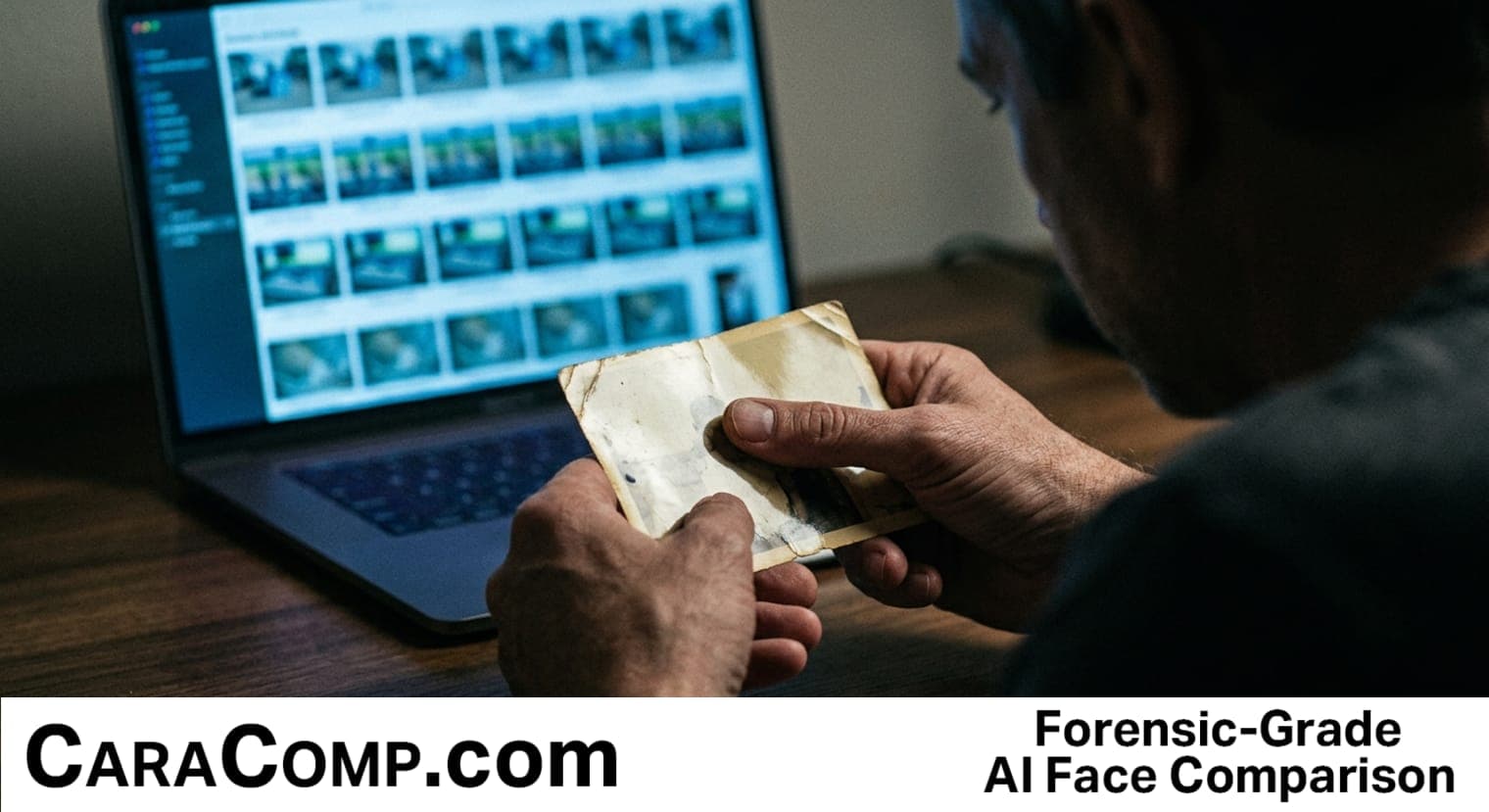 deepfake legislation gap illustrated by photo dissolving into AI training data grid