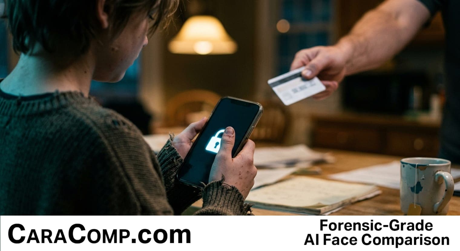 social media identity verification, no major social media platform offers all users, teen holding phone at login screen with age check prompt