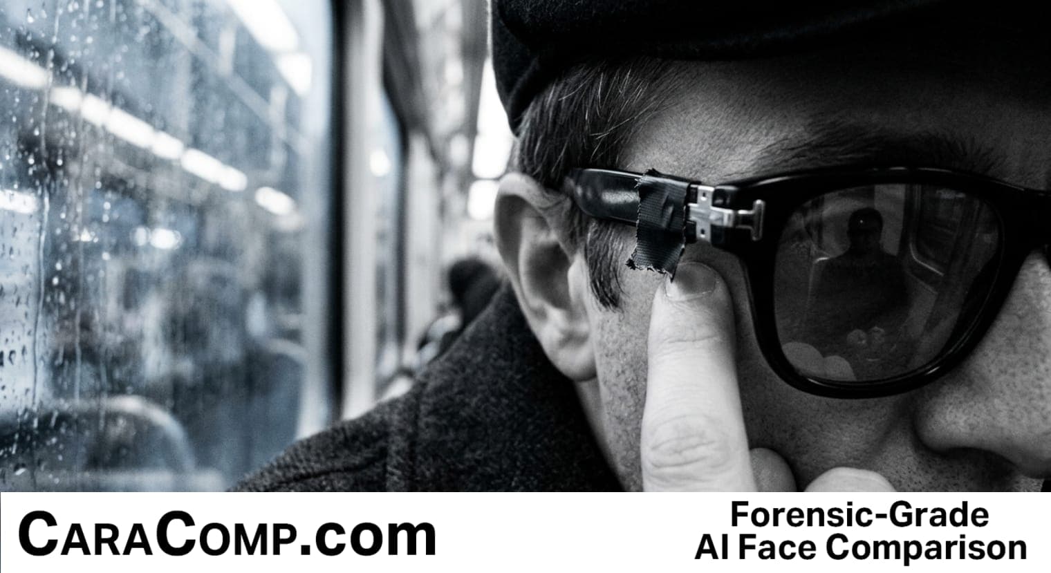 facial recognition glasses face recognition close up of smart glasses frame with hidden camera lens