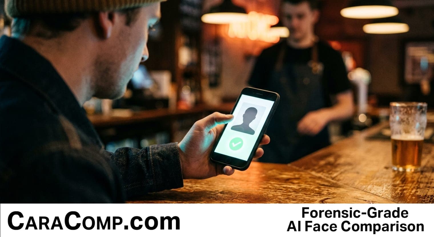 digital age check, age assurance badge on a phone screen beside a payment app icon