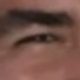 LEFT EYE region of the source image, report CC-20260713-37F4